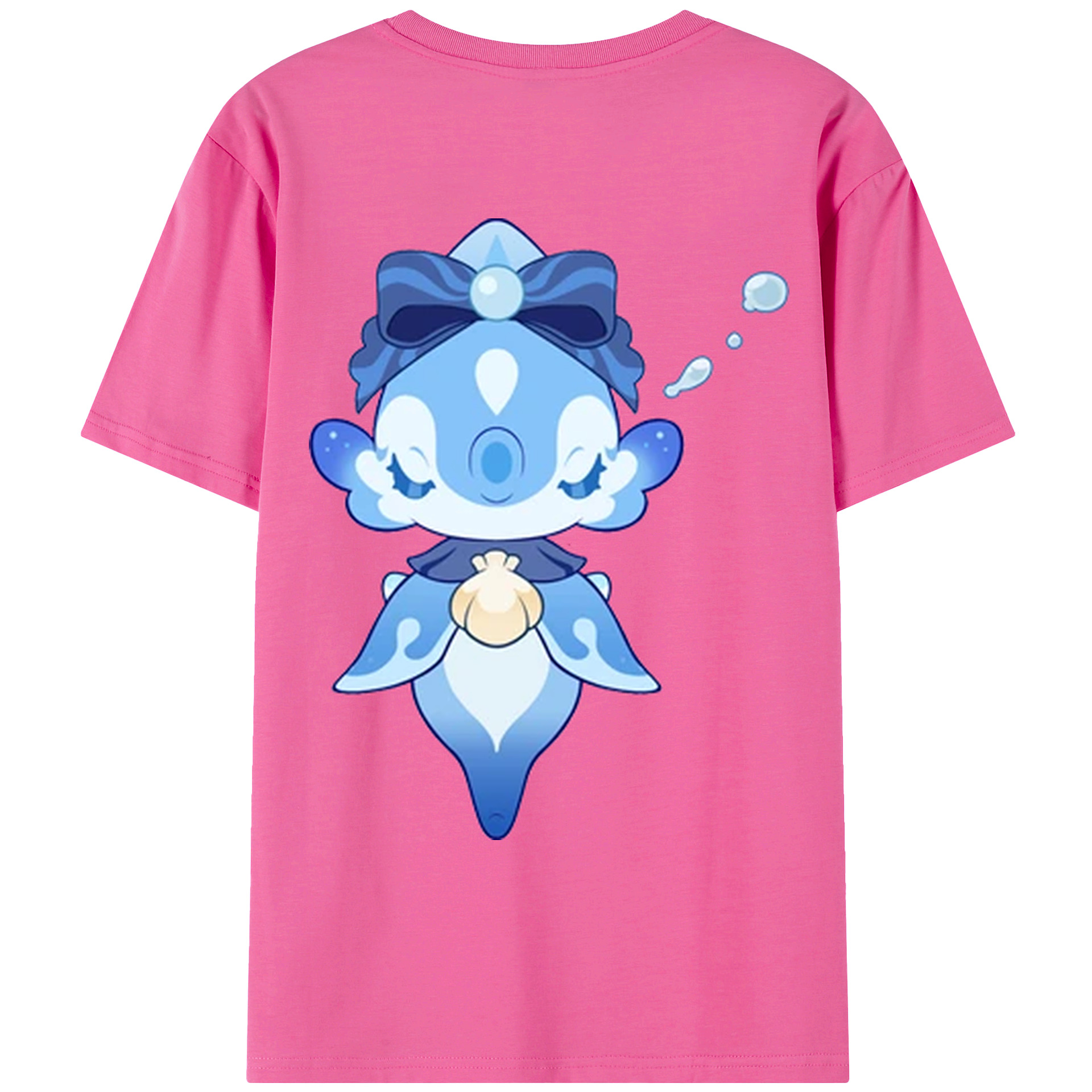 げんし神 フリーナ genshin Furina レディース半袖Tシャツ(バックプリント)